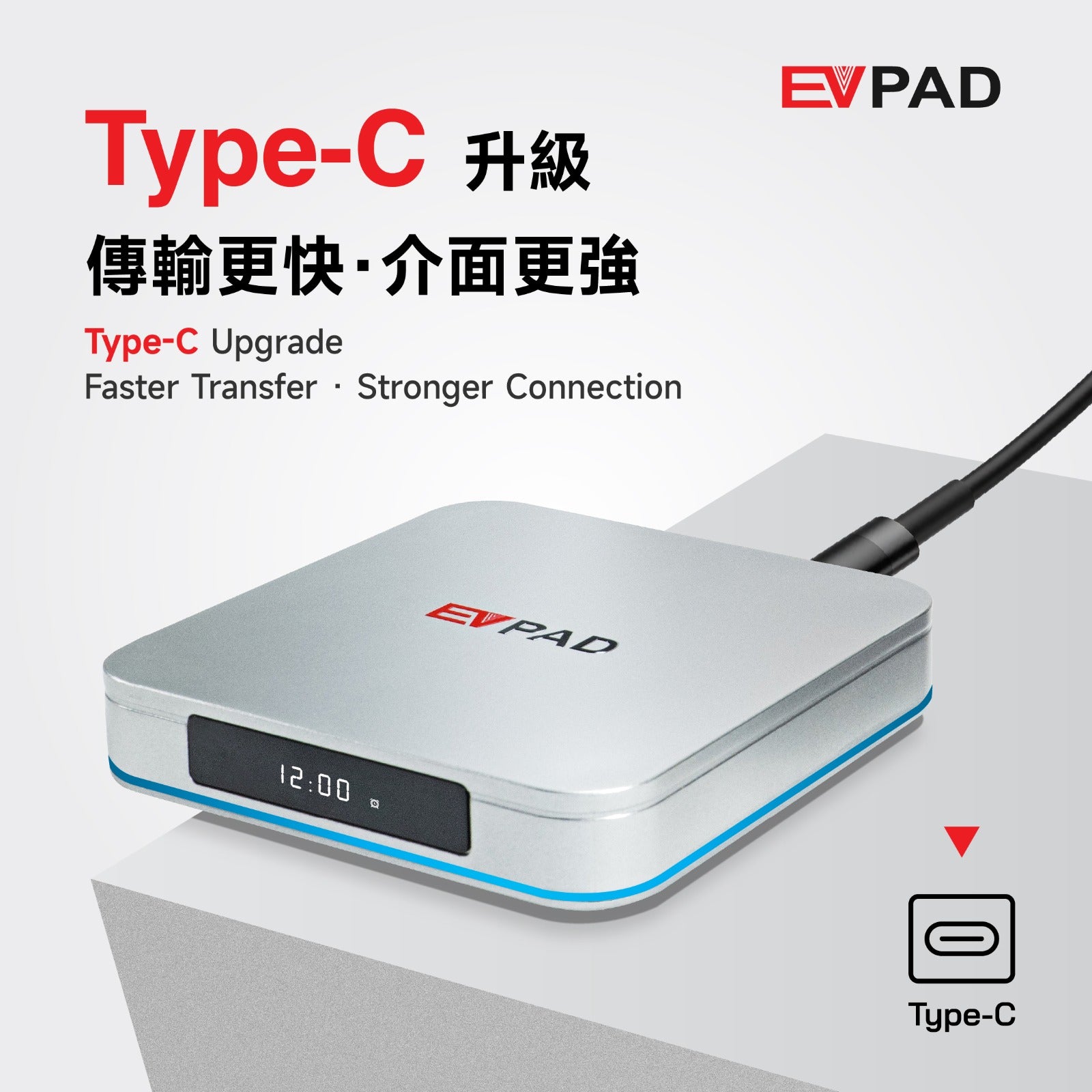 EVPad 12P (2026 Flagship Model) - 8K Android TV Box with AI Voice Control
